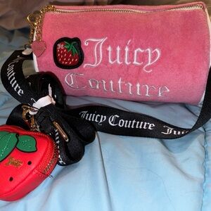NWT Juicy Couture‎ Pink Lemonade Sweet Juicy Barrel Bag